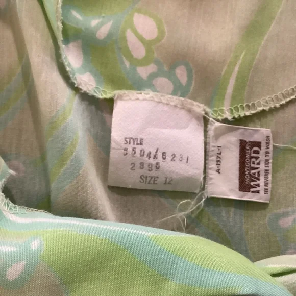 Vintage cottage style dress size12 - Picture 9 of 12